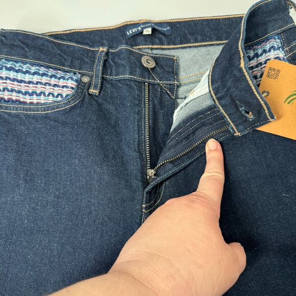 Levi's Made & Crafted Stem Flare Jeans Blue Anthro Mid Rise Boho Casual Size 27 - Picture 5 of 15